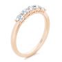 14k Rose Gold 14k Rose Gold Custom Diamond Wedding Ring - Three-Quarter View -  107216 - Thumbnail
