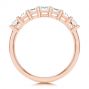 18k Rose Gold 18k Rose Gold Custom Diamond Wedding Ring - Front View -  107214 - Thumbnail