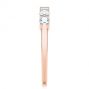 18k Rose Gold 18k Rose Gold Custom Diamond Wedding Ring - Side View -  107214 - Thumbnail