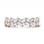 14k Rose Gold 14k Rose Gold Custom Diamond Wedding Ring - Top View -  102093 - Thumbnail