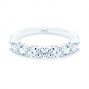 18k White Gold 18k White Gold Custom Diamond Wedding Ring - Flat View -  107214 - Thumbnail