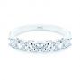 18k White Gold 18k White Gold Custom Diamond Wedding Ring - Flat View -  107214 - Thumbnail