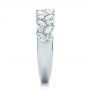 18k White Gold 18k White Gold Custom Diamond Wedding Ring - Side View -  102093 - Thumbnail