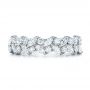  Platinum Custom Diamond Wedding Ring - Top View -  102093 - Thumbnail