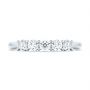 14k White Gold 14k White Gold Custom Diamond Wedding Ring - Top View -  107216 - Thumbnail