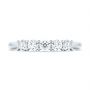 14k White Gold 14k White Gold Custom Diamond Wedding Ring - Top View -  107216 - Thumbnail