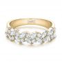 18k Yellow Gold 18k Yellow Gold Custom Diamond Wedding Ring - Flat View -  102093 - Thumbnail