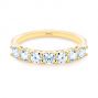 14k Yellow Gold Custom Diamond Wedding Ring - Flat View -  107214 - Thumbnail