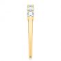 14k Yellow Gold Custom Diamond Wedding Ring - Side View -  107214 - Thumbnail