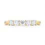 18k Yellow Gold 18k Yellow Gold Custom Diamond Wedding Ring - Top View -  107216 - Thumbnail