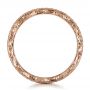 18k Rose Gold 18k Rose Gold Custom Diamond Women's Eternity Band - Front View -  1210 - Thumbnail