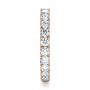 18k Rose Gold 18k Rose Gold Custom Diamond Women's Eternity Band - Side View -  1130 - Thumbnail