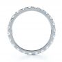  Platinum Custom Diamond Women's Eternity Band - Front View -  1130 - Thumbnail