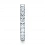  Platinum Custom Diamond Women's Eternity Band - Side View -  1130 - Thumbnail