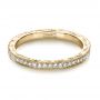 18k Yellow Gold 18k Yellow Gold Custom Diamond Women's Eternity Band - Flat View -  1210 - Thumbnail