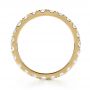 18k Yellow Gold 18k Yellow Gold Custom Diamond Women's Eternity Band - Front View -  1130 - Thumbnail