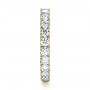 18k Yellow Gold 18k Yellow Gold Custom Diamond Women's Eternity Band - Side View -  1130 - Thumbnail