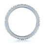  Platinum Custom Diamond Women's Eternity Band - Front View -  1135 - Thumbnail