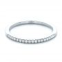 14k White Gold 14k White Gold Custom Diamond Wedding Band - Flat View -  102295 - Thumbnail