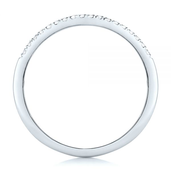  Platinum Platinum Custom Diamond Wedding Band - Front View -  102295