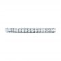 18k White Gold 18k White Gold Custom Diamond Wedding Band - Top View -  102295 - Thumbnail