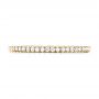 18k Yellow Gold 18k Yellow Gold Custom Diamond Wedding Band - Top View -  102295 - Thumbnail