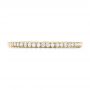 14k Yellow Gold 14k Yellow Gold Custom Diamond Wedding Band - Top View -  102295 - Thumbnail