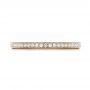 14k Rose Gold 14k Rose Gold Custom Diamond Wedding Band - Top View -  102237 - Thumbnail