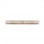 18k Rose Gold 18k Rose Gold Custom Diamond Wedding Band - Top View -  102237 - Thumbnail