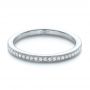  Platinum Platinum Custom Diamond Wedding Band - Flat View -  102237 - Thumbnail