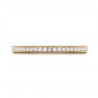 14k Yellow Gold Custom Diamond Wedding Band - Top View -  102237 - Thumbnail