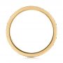 18k Yellow Gold 18k Yellow Gold Custom Eternity Blue Sapphire And Diamond Wedding Band - Front View -  103504 - Thumbnail