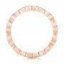 14k Rose Gold 14k Rose Gold Custom Eternity Diamond Wedding Band - Front View -  102754 - Thumbnail