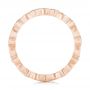 14k Rose Gold 14k Rose Gold Custom Eternity Diamond Wedding Band - Front View -  102754 - Thumbnail