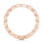 18k Rose Gold 18k Rose Gold Custom Eternity Diamond Wedding Band - Front View -  102791 - Thumbnail