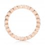 18k Rose Gold 18k Rose Gold Custom Eternity Diamond Wedding Band - Front View -  103152 - Thumbnail