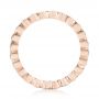 14k Rose Gold 14k Rose Gold Custom Eternity Diamond Wedding Band - Front View -  103152 - Thumbnail