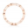 14k Rose Gold 14k Rose Gold Custom Eternity Diamond Wedding Band - Front View -  103238 - Thumbnail