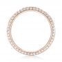 18k Rose Gold 18k Rose Gold Custom Eternity Diamond Wedding Band - Front View -  103337 - Thumbnail