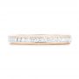 14k Rose Gold 14k Rose Gold Custom Eternity Diamond Wedding Band - Top View -  102997 - Thumbnail