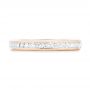 14k Rose Gold 14k Rose Gold Custom Eternity Diamond Wedding Band - Top View -  102997 - Thumbnail