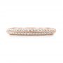 18k Rose Gold 18k Rose Gold Custom Eternity Diamond Wedding Band - Top View -  103337 - Thumbnail