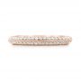 18k Rose Gold 18k Rose Gold Custom Eternity Diamond Wedding Band - Top View -  103337 - Thumbnail