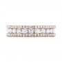 18k Rose Gold 18k Rose Gold Custom Eternity Diamond Wedding Band - Top View -  103479 - Thumbnail