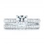 18k White Gold Custom Eternity Diamond Wedding Band -  103304 - Thumbnail