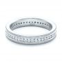 18k White Gold 18k White Gold Custom Eternity Diamond Wedding Band - Flat View -  102280 - Thumbnail