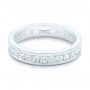  Platinum Custom Eternity Diamond Wedding Band - Flat View -  102734 - Thumbnail