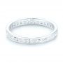  Platinum Platinum Custom Eternity Diamond Wedding Band - Flat View -  102997 - Thumbnail