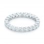  Platinum Platinum Custom Eternity Diamond Wedding Band - Flat View -  103152 - Thumbnail