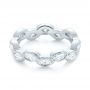  Platinum Custom Eternity Diamond Wedding Band - Flat View -  103238 - Thumbnail